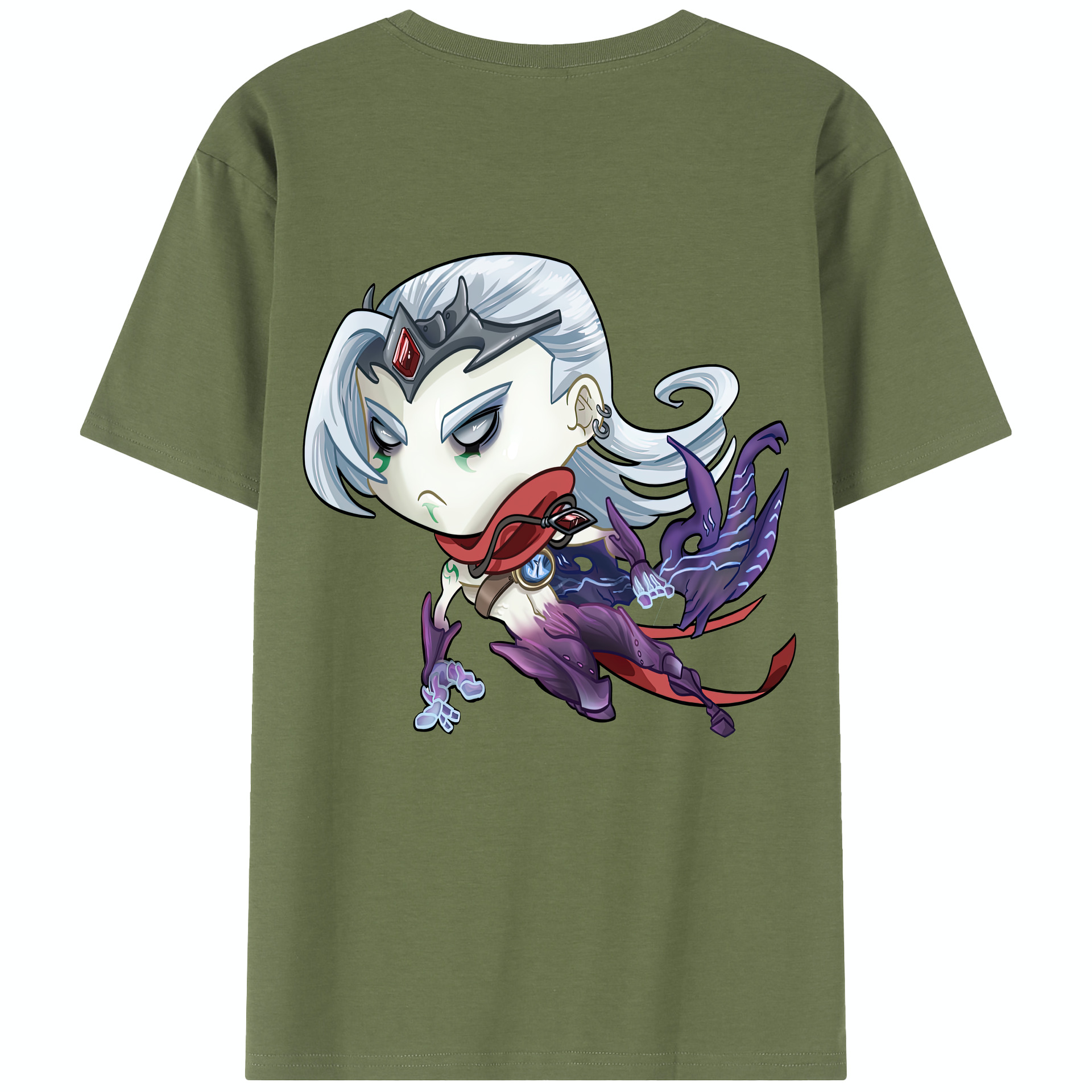 リーグ・オブ・レジェンド League of Legends LOL 綿100％半袖Tシャツ（背面プリント）